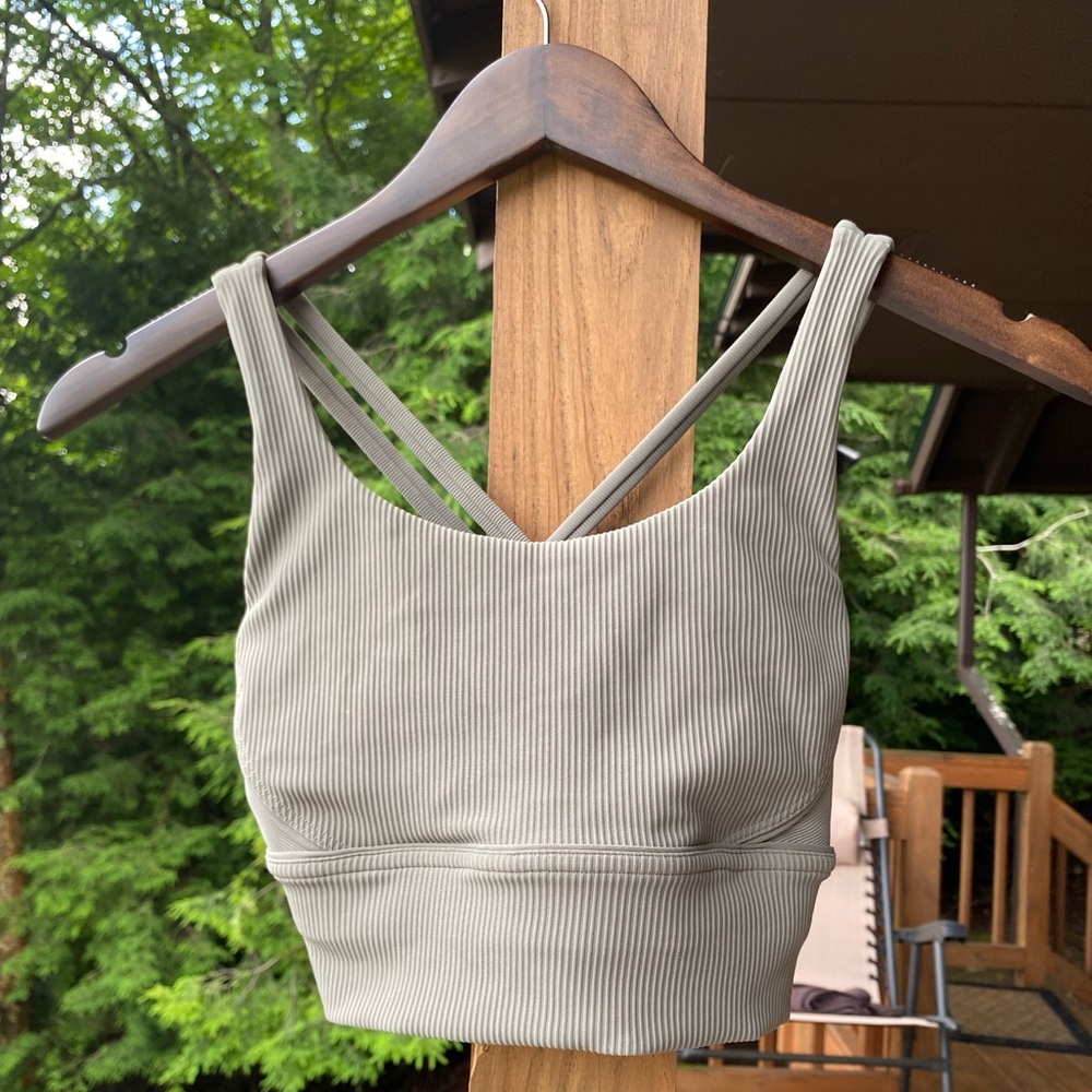 Lululemon energy ribbed longline bra rover 4
